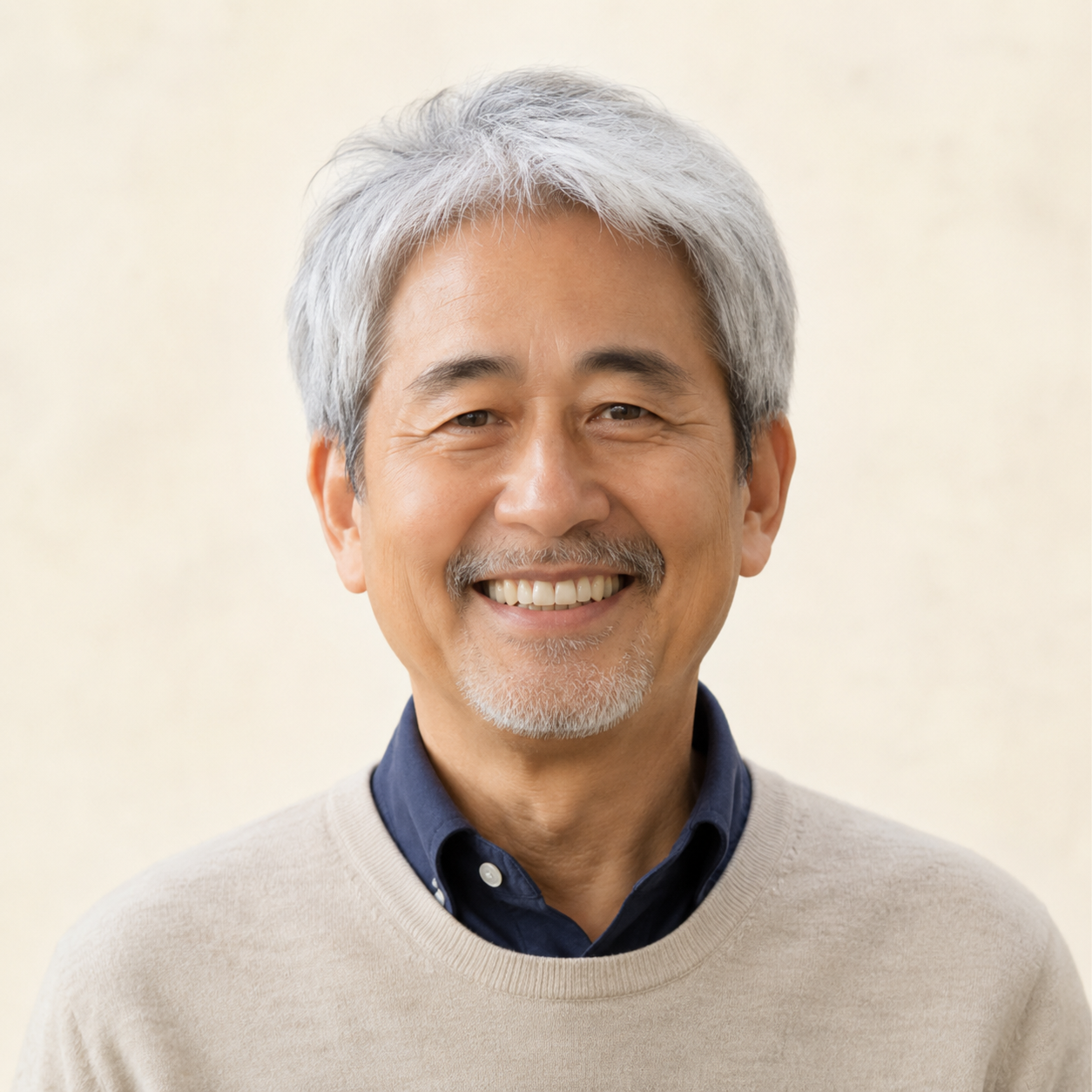 地域活動に取り組む男性
