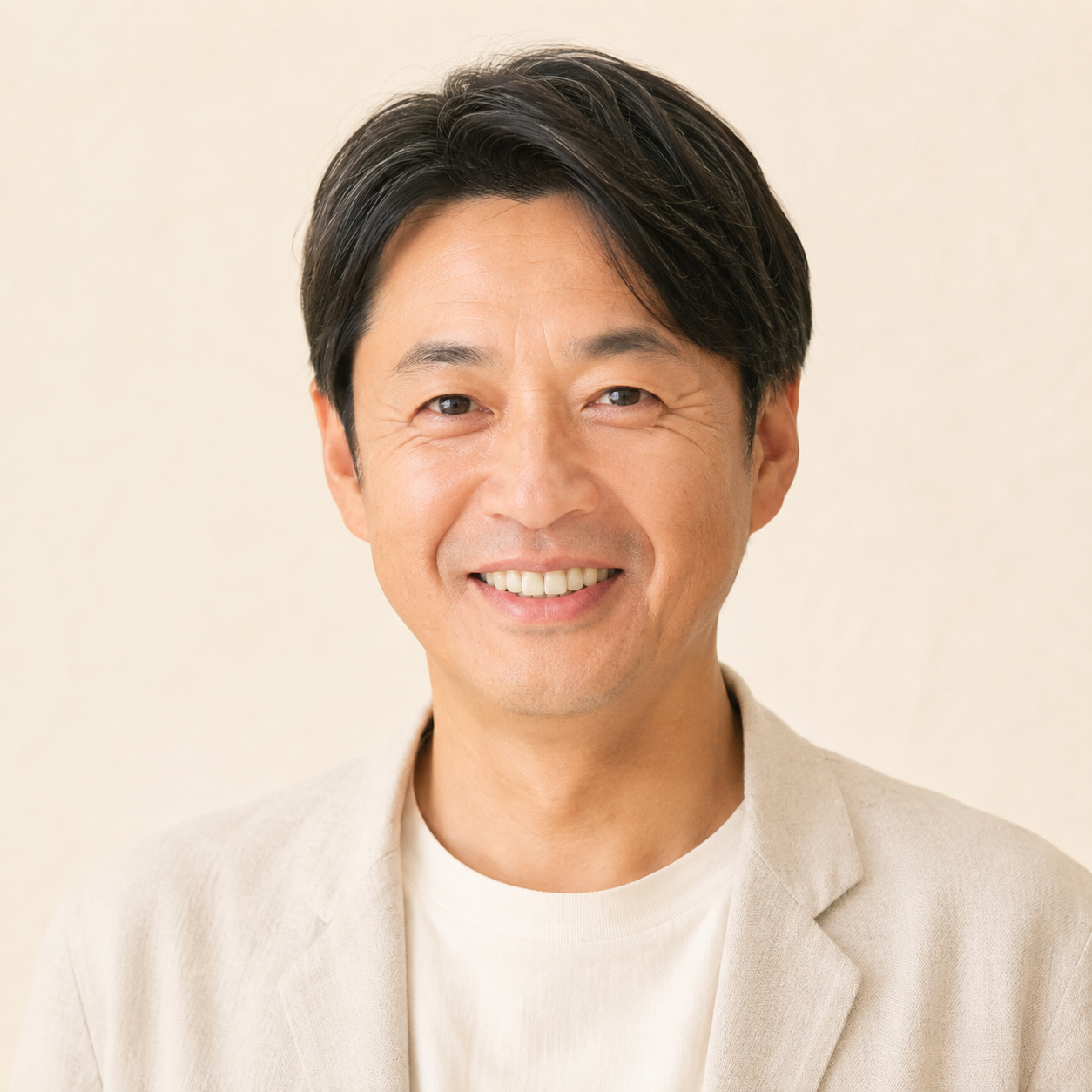 地域活動に参加する男性
